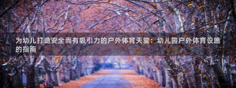 意昂3官方：为幼儿打造安全而有吸引力的户外体育天堂：