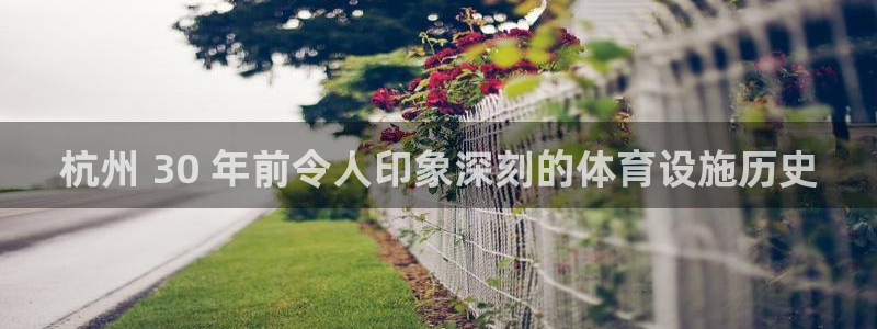 意昂体育3平台是正规平台吗安全吗：杭州 30 年前令