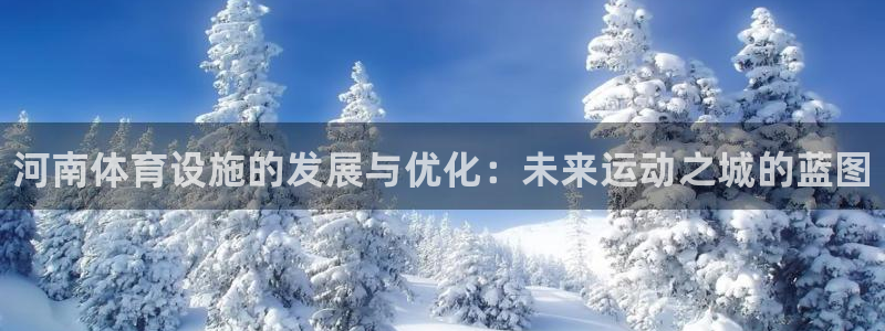 注册意昂3：河南体育设施的发展与优化：未来运动之城的蓝图